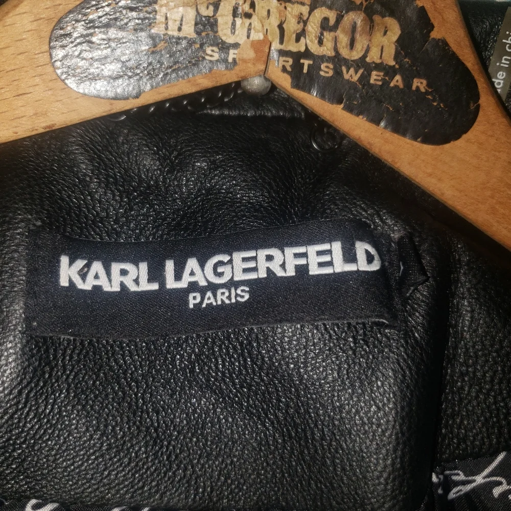 Karl Lagerfield Leather Jacket